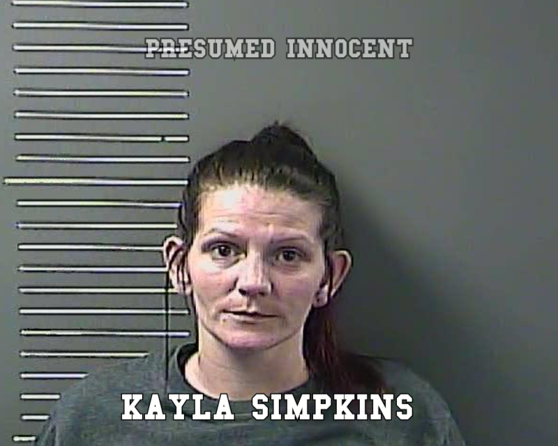 KAYLA SIMPKINS - Big Sandy Area Mugshots News